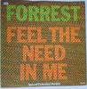 12-дюймовая пластинка FORREST - Feel The Need In Me TA3411 CBS 1983 UK Соул/Фанк Б/У