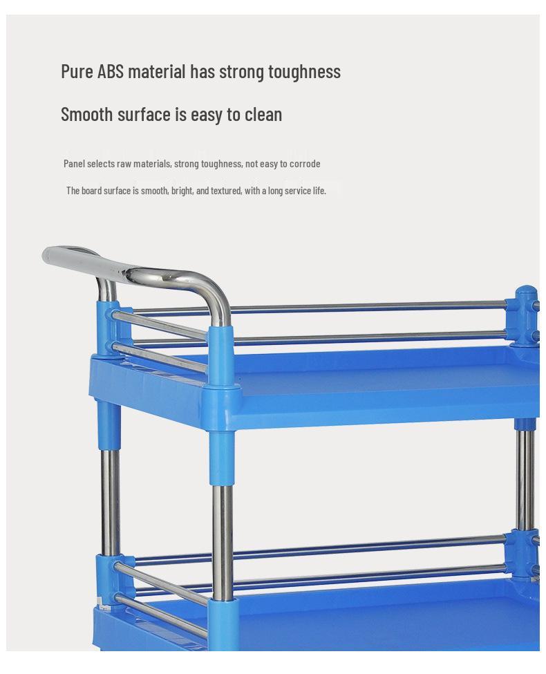 Медицинская тележка из нержавеющей стали: Маленькая тележка для хирургических инструментов и медсестринский столик