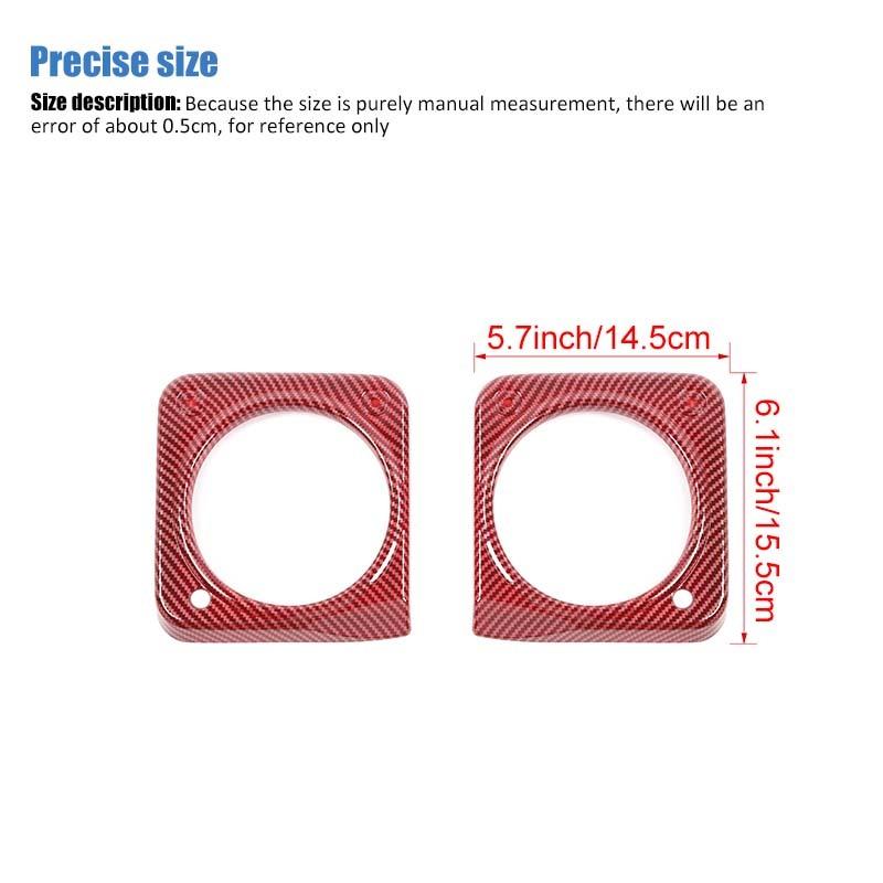  Декоративные наклейки на приборную панель автомобиля из АБС-пластика для Suzuki Jimny 2019, аксессуары для интерьера с принтом из углеродного волокна