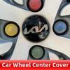 SBHX3 For KIA KX7 Forte K4 KX Cachet Pegas Sportage R Car Front Grille Emblem Rear Trunk Cover Steering Wheel Caps Sticker Accessories