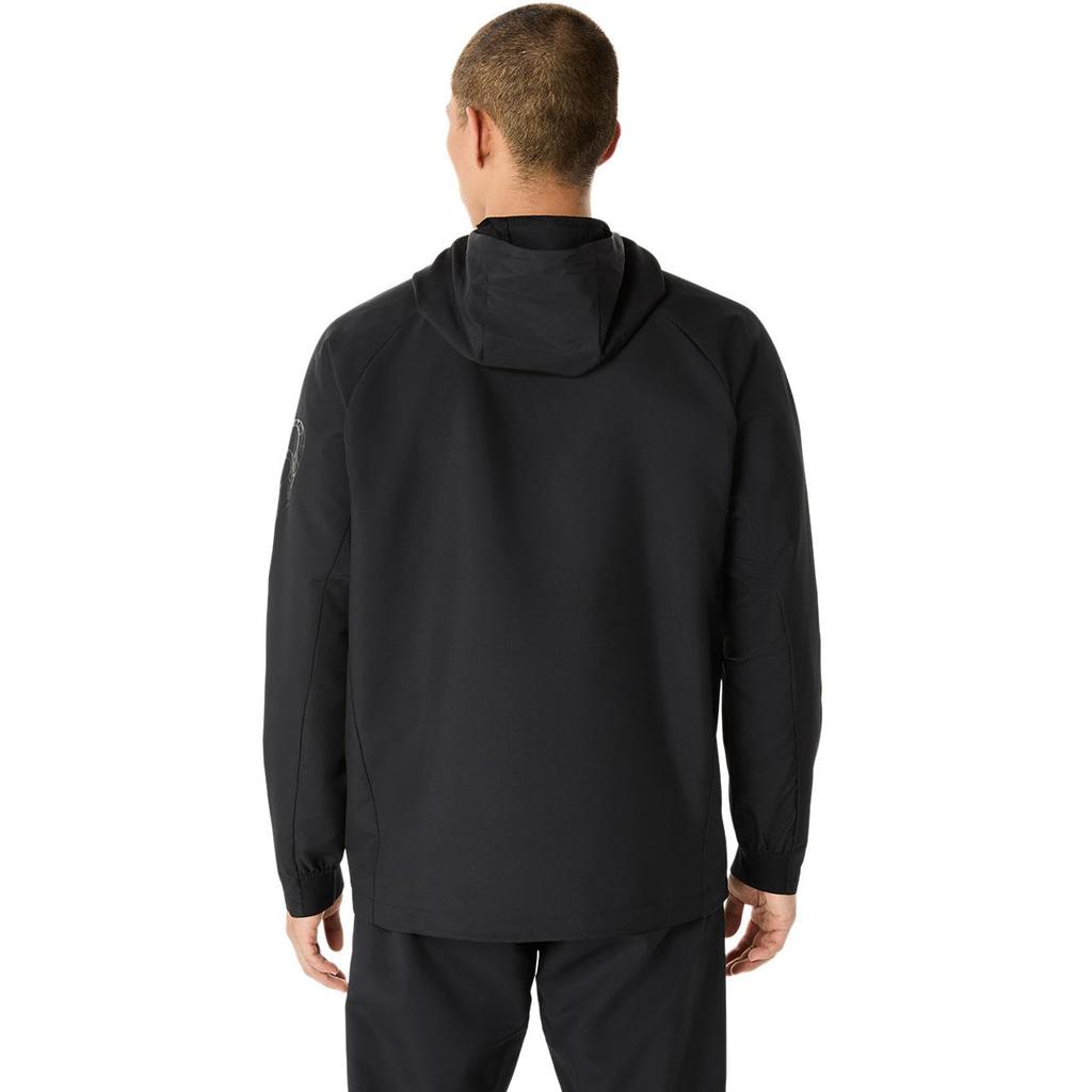 Тренировочная куртка Dry Actimotion Cross Hoodie 2031E980 унисекс для взрослых 001 S [ASICS] (Производительность Черный)