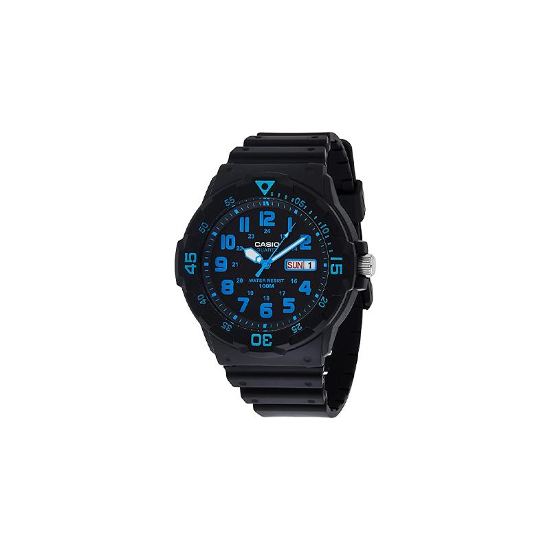 Casio YOUTH Series-MRW Disc Three-pin Fashion Outdoor Simple Retro Shi Ying Movement Resin Strap Japanese and Korean Watch Men's Watch MRW-200H-2B
