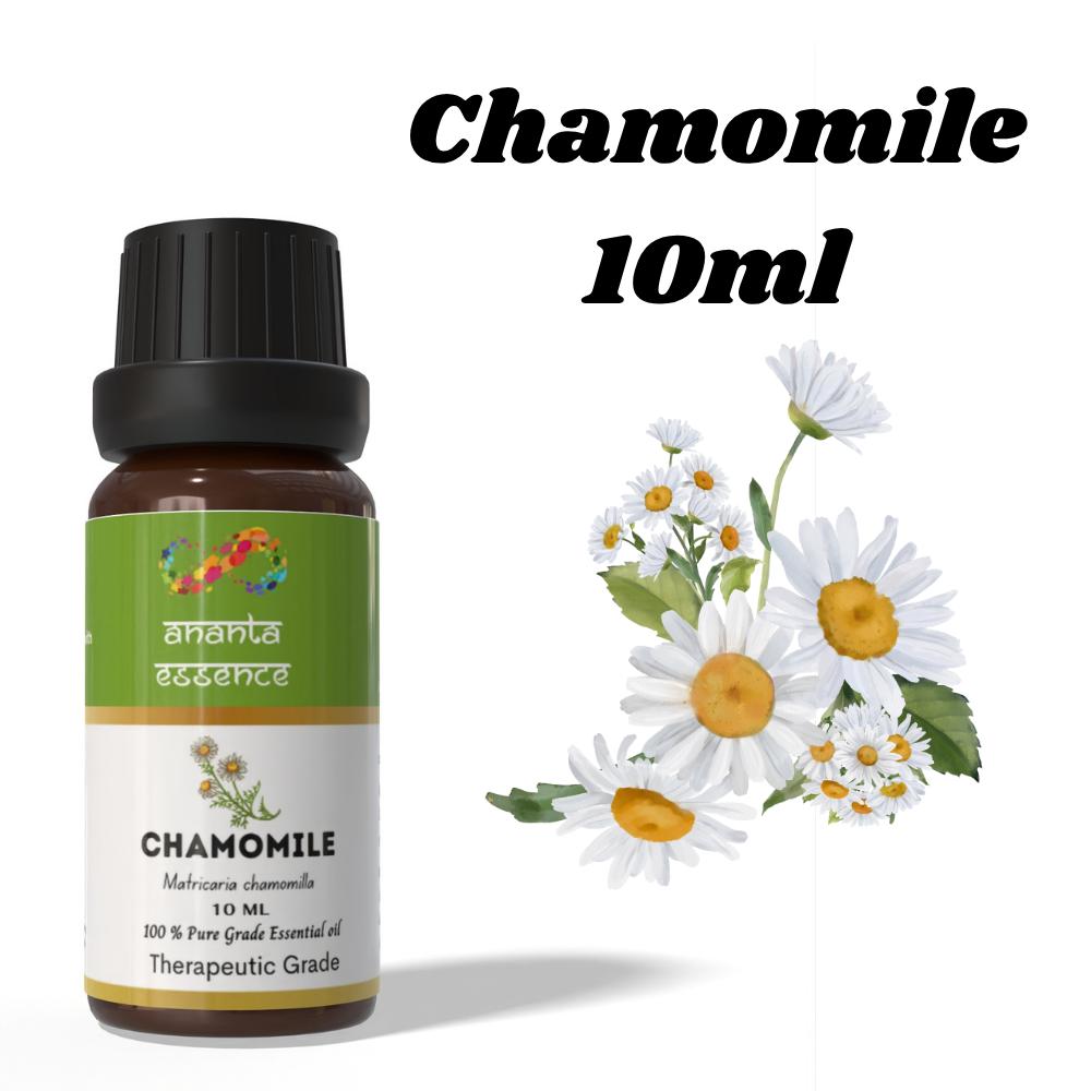 Ananta Chamomile Essential Oil 10 ml | Floral Herbal Aromatic Oil | Sweet Herbaceous Essential Oil