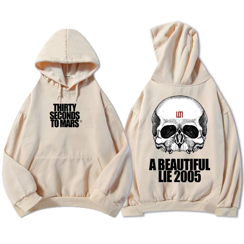 Рок-группа THIRTY SECONDS TO MARS Толстовки с капюшоном в стиле гранж с длинным рукавом Мужская и женская одежда Уличная одежда Унисекс Толстовка