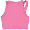 Li-Ning Модный Мягкий Приятный к коже Удобный Облегающий Повседневный Спортивный жилет с коротким рукавом Женские топы Азалия-розовый AVST122-1
