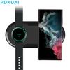 Беспроводная зарядная панель 2 в 1 для Samsung S22/+/ultra/s21/s20/z Flip Fold 4/3 20 Вт, двойная зарядная станция для Galaxy Watch 5/4 Buds