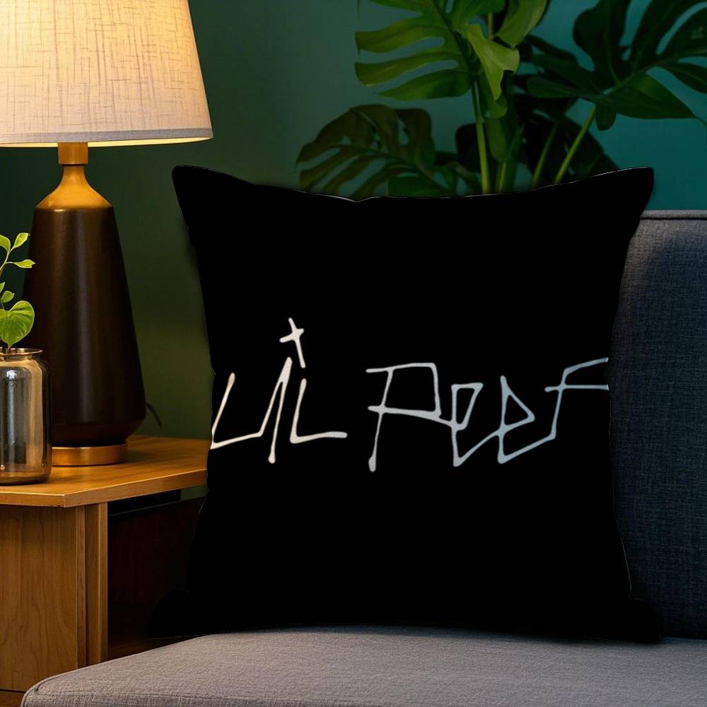 L-Lil Peep H-Hell Boy Pillow Case Plush Fabric Soft Double Sided Print Home Sofa High Quality Cushion Cover Throw