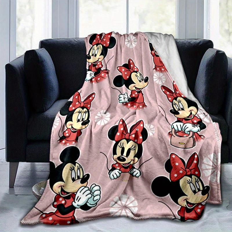1pc, Minnie Mouse Inspired, Seasonal Universal Blanket, Home Decoration, Soft Flannel Throw Blanket, Versatile & Cozy for Bedroom, Living Room, Travel