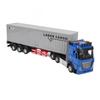 Игрушка RC Semi Truck с открывающимися дверями, контейнеровоз, сплав, музыка, RC Semi Transporter Truck