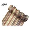 Scrapbooking Tape 10 Rolls Washi Set, Retro Plaid Cartoon Adhesive Tape, Decorative Masking for DIY Art Crafts, Journaling, Scrapbooking, Gift