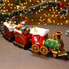 Diameter 1.35m Christmas Rail Train Christmas Tree Decorations Around The Atmosphere Scene Layout Christmas Presents