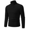 Autumn Men's Casual Sweater Basic Solid Elastic Turtleneck Slim Fit Jumpers Spring Knitted Comfortable Sweaters Pullovers Women