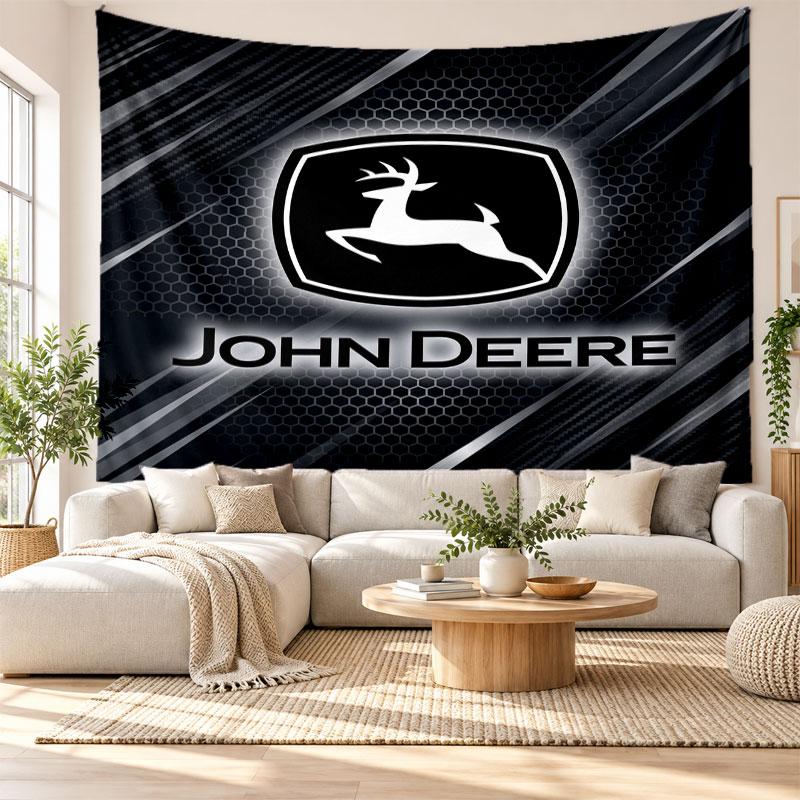 Настенный гобелен John Deere, Мягкое тканевое настенное панно, Декоративный фон для спальни, Домашнее настенное искусство
