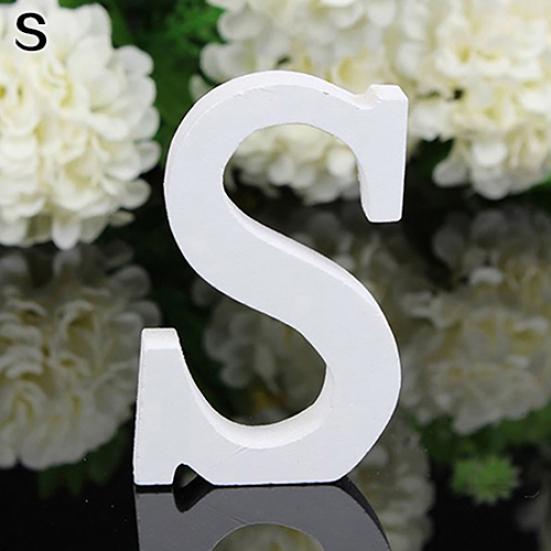 Large Wooden Letter Alphabet Wall Hanging Wedding Party Home Shop Decoration