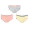 TERMEZY 3Pcs/lot Seamless Panties Ice Silk Female Comfort Underwear Women Low-Waist Briefs Large Size Maternity Panty Sexy Lingerie