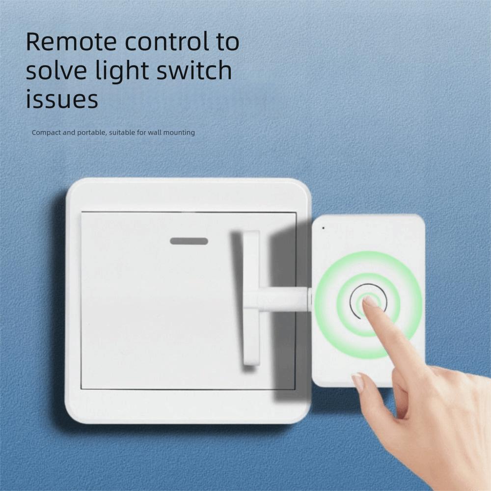 Convenient Light Switch Button Wiring-Free Lazy Switch Actuator Automatic Button Switch  Lights