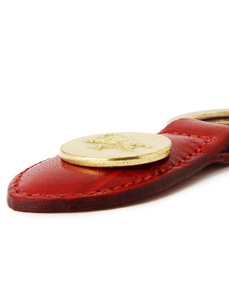 Key Ring F Red [Il Bisonte] 54_1_5432409250