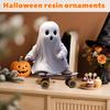 Halloween Skateboarding Ghosts Resin Decorative Ornament