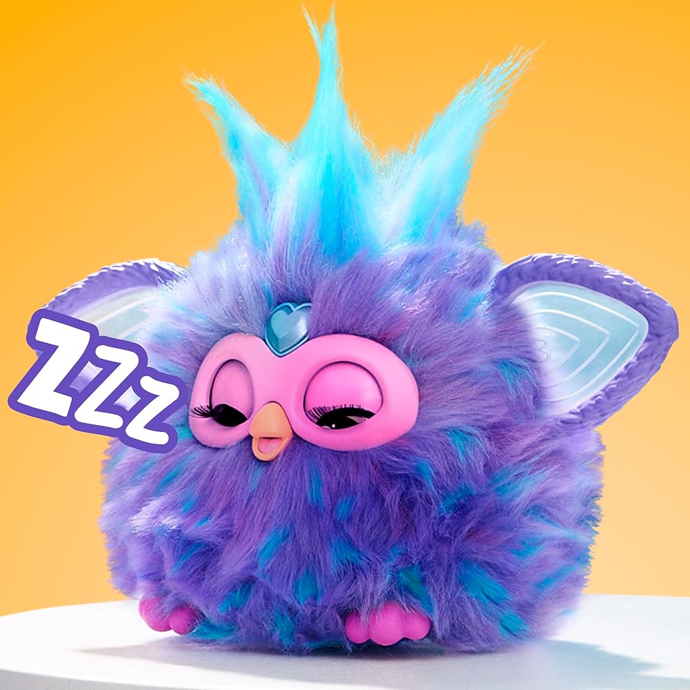 Интерактивная игрушка Hasbro Furby Фиолетовая с 15 аксессуарами для детей от 6 лет Аниматронная мягкая игрушка F6743