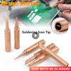 5pcs Copper Soldering Iron Tips 900M-T Welding Iron Nozzle Head Electric Soldering Iron Lead-free Welding Tips Soldering Tool