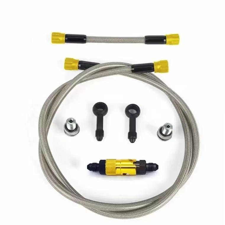 Motorcycle Brake Hose AN3 Aluminum Alloy Braided Brake Line for ATV Pit Dirt Street Racing Bike