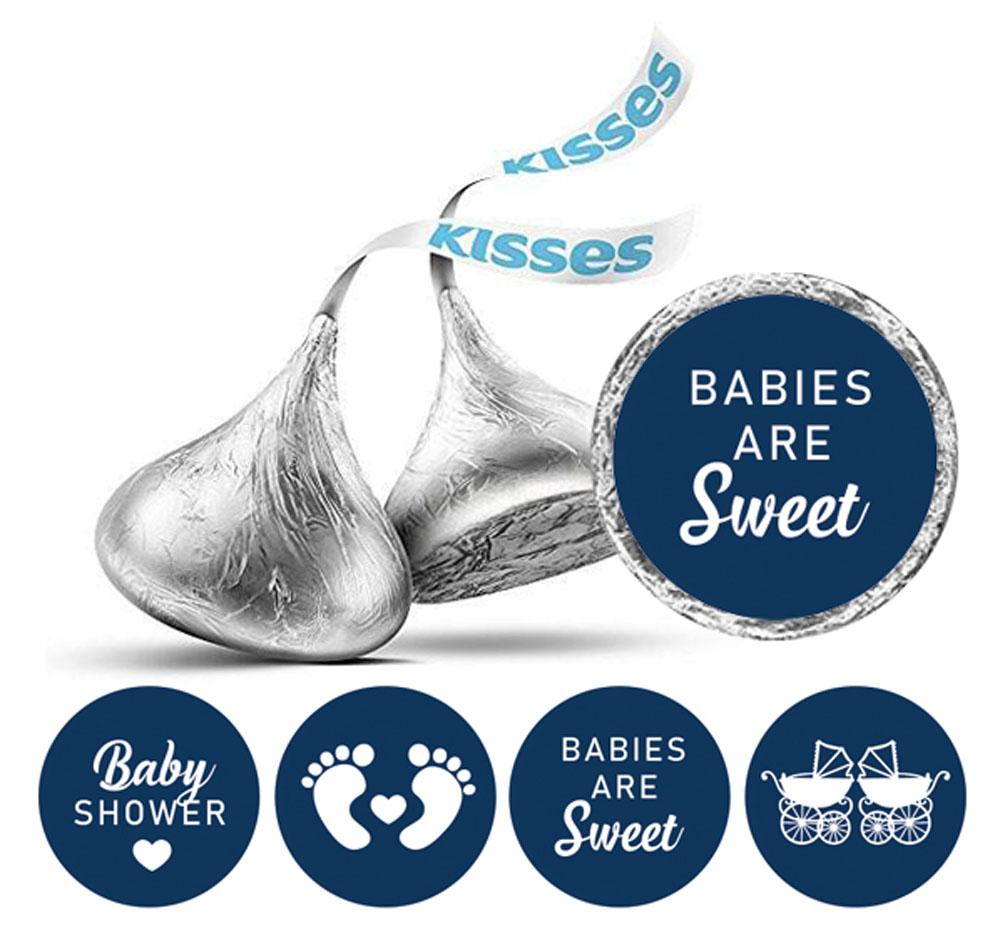 Сувенирные поцелуи шоколадные этикетки наклейки для вечеринки по случаю рождения ребенка 190 шт.