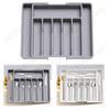 Expandable Silverware Drawer Organizer Tableware Organizer Adjustable Cutlery and Flatware Tray Kitchen Utensil Organizer Gadget
