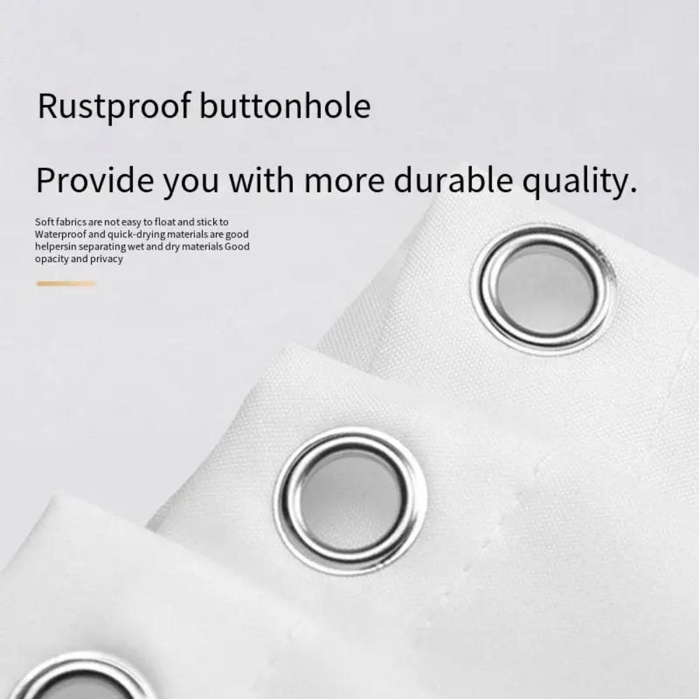 Занавеска для ванной с рисунком морских звезд, водонепроницаемая, устойчивая к плесени, перегородка для ванной комнаты для разделения сухой и влажной зон с крючками