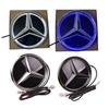 ECLD4 Car Front Grilled Star Emblem LED Illuminated Logo White Blue Red Light Mercedes Benz Amg W205 C200 300 GLK200 GLK260 2013-2015