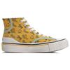 Li Ning Line Friends X Удобные прочные высокие холщовые кроссовки женские кроссовки желтые AGCQ594-1