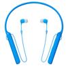 Sony Wireless Earphones Bluetooth Up To 20 Hours of Continuous with 2017 Blue L WI-C400 Compatible, Playback, In-ear Type, Microphone, Model, WI-C400