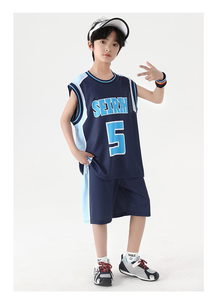 Boys' Summer Basketball Suit Set