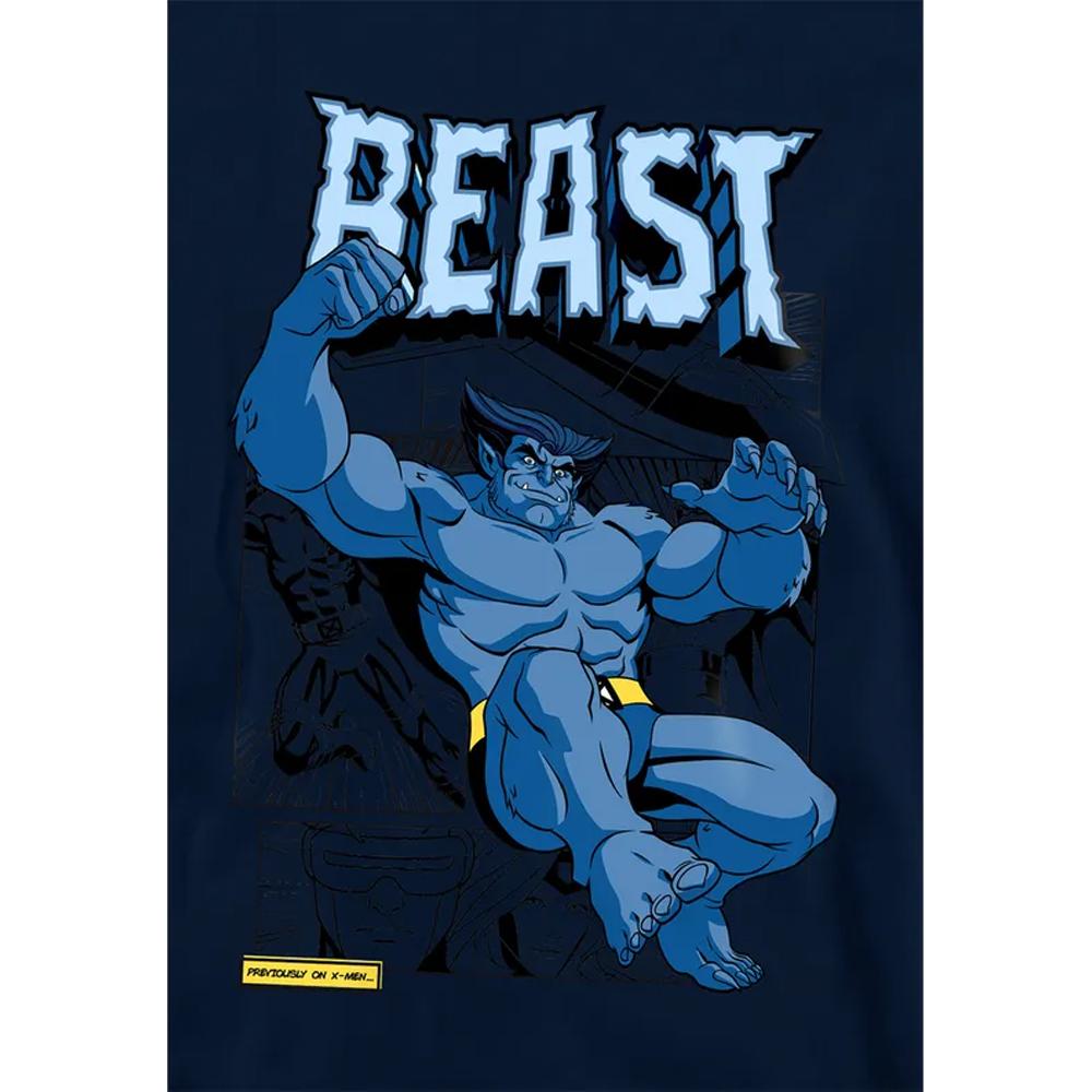 Детская толстовка с капюшоном X-Men Beast