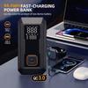 Car Jump Starter with Air Pump 4000A Jump Starter &150PSI Air Compressor, Portable Auto Power Banlk ,Tire Inflator, LED Light