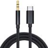 Smart Phone Speaker Car Audio Cable Adapter Cord USB Type C To 3.5mm AUX Wire
