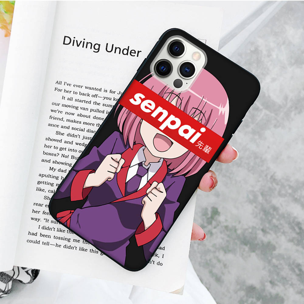 JW80 Waifu Senpai Anime Girl Мягкий чехол для OPPO Reno 8 6 5 4 Pro Plus Find X3 A17 A3 A31 A38 A40 A53 A54 A55 A74 A76 A78 A77 A80 A94 A95 A96 Lite