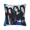 New Kpop Style Girls Katseyes Pillow Cover Graphic Cushion Cover Funny Pillow Case For Chair Sofa Home Decor