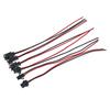 10Pcs Portable Male To Female Wire Connector 15Cm Universal Long Jst Sm 2Pins Plug