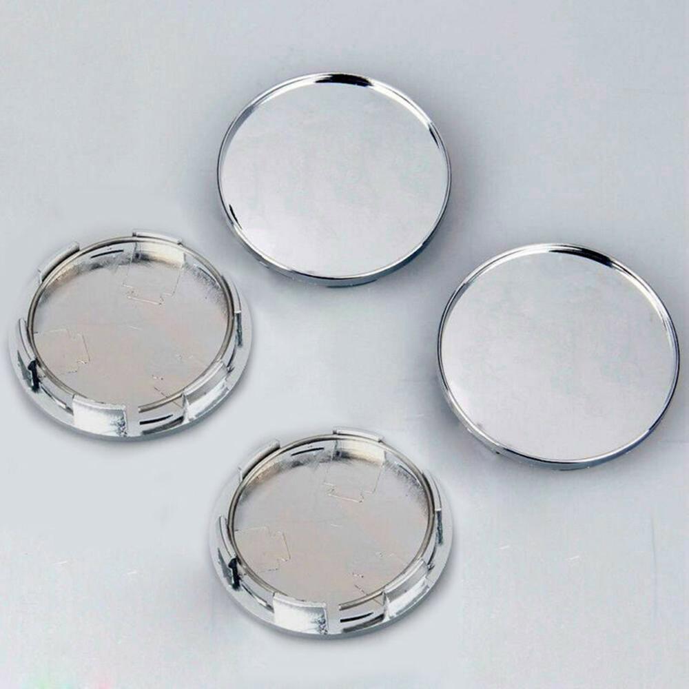 4 X 63 мм 68 мм универсальные хромированные серебряные автомобильные колеса центры колпака ступицы комплект крышки