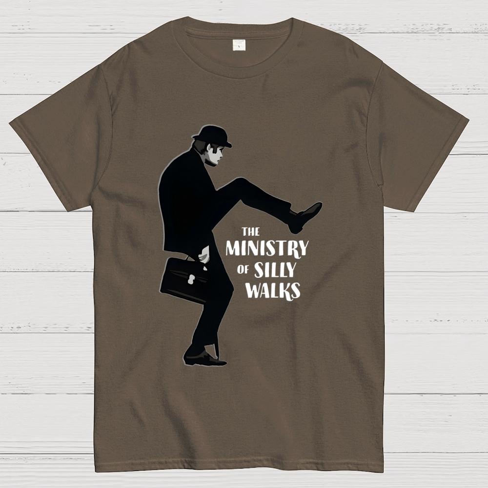 The Ministry of Silly Walks Unisex 100% Cotton Summer Casual Cool Loose T-Shirt