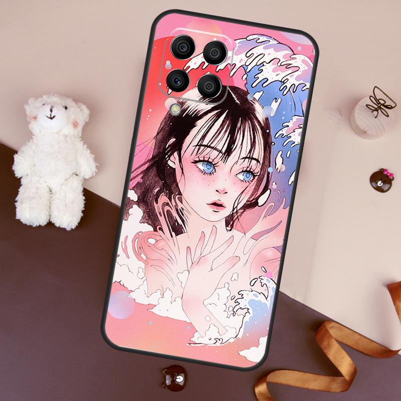 Мультяшный Эстетичный Чехол Для Девочки Для Samsung Galaxy M06 M53 M13 M31 M11 M35 M55 M15 M56 M36 M16 M12 M32 M52 M14 M34 M54