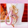 Stunning Rhinestone Dolphin Car Keychain Cute Unique Gift For Women Stylish Accessories