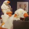 Большая белая плюшевая игрушка-гусь - Милый подарок на день рождения и подушка для сна