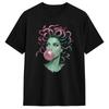 Medusa Bubble Gum T Shirt Novelty T Shirts Short Sleeve Aesthetic Tops Beach Cotton Oversize Clothes