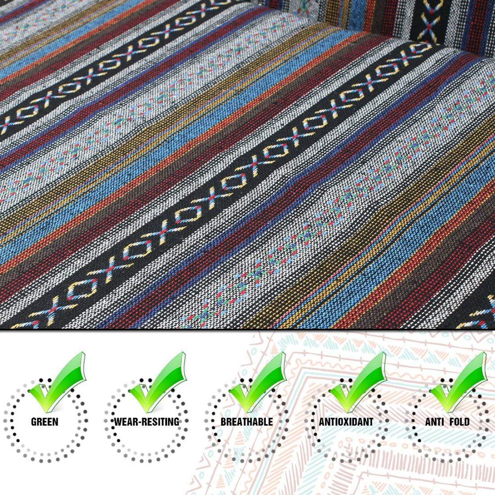 Чехол на автомобильное сиденье 1 + 2, бохо, в полоску, тканевый чехол на сиденье для Iveco Daily для 2 + 1 Ford Transit