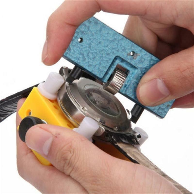 Adjustable Watchmaker Repair Tool Watch Back Case Cover Holder Remover Opener