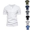 Men'S Sports Work Base Daily Wear T-Shirt Summer Men'S Solid Color Slim Fit Casual T-Shirt Short Sleeved Top