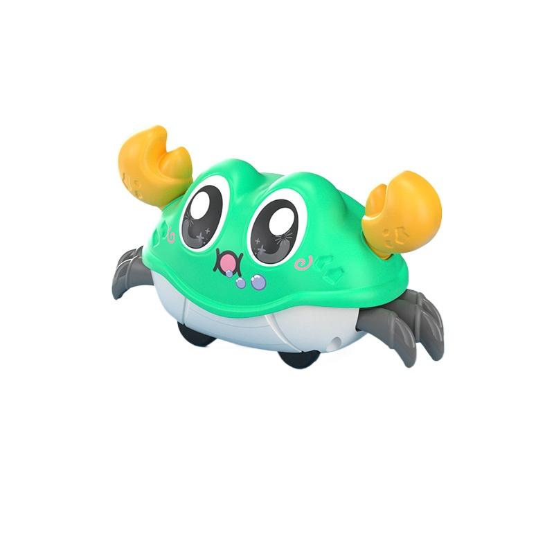 Инерционный ползающий краб, питомец, сенсорная игрушка для развития ребенка, мультяшный милый малыш, интерактивная игрушка для ходьбы Монтессори, подарок на 1, 2, 3 года