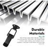 2 PCS Car Bumper Quick Release Clip, 4.13" x 1" Bumper Fastener Security Hook Lock, Metal Auto Bumper Trunk Holder Clip Kit, Universal for Most Cars