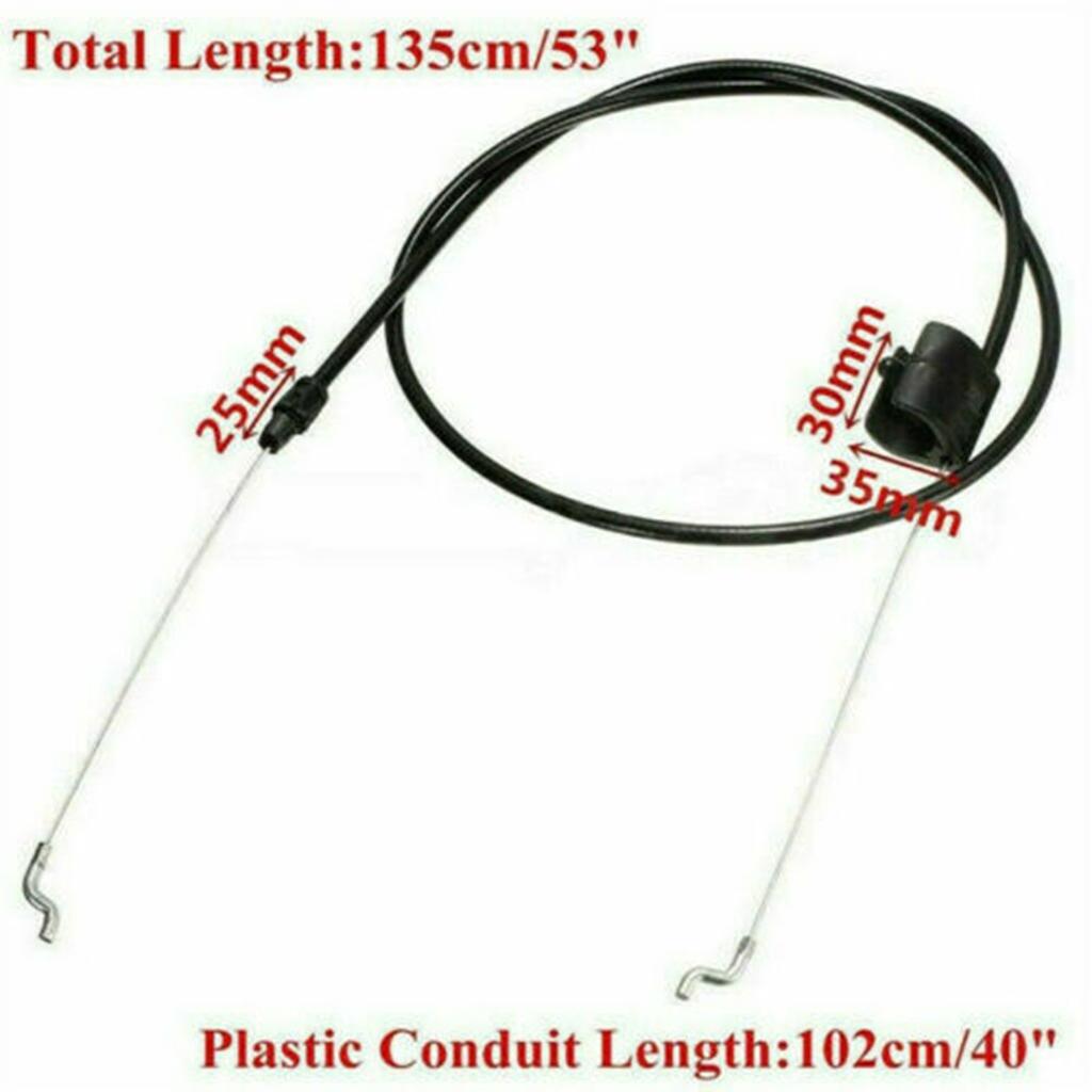 Replacement Throttle Control Cable for Craftsmen Lawn Mowers Z Bend Ends Works with Series 038 2003 2007 1360mm Long